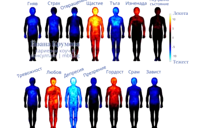 Карта на емоциите – как чувствата влияят на нашето тяло